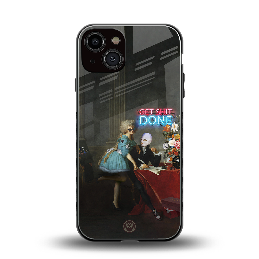 get shit done back phone cover | glass case for iphone 13
