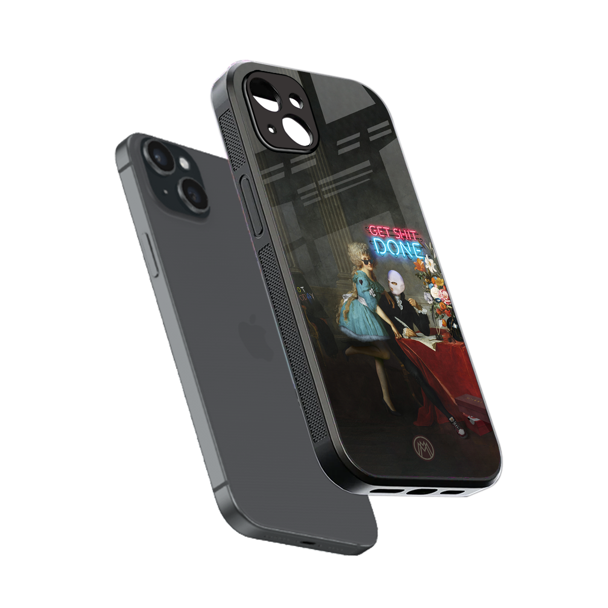 get shit done back phone cover | glass case for iphone 14 plus