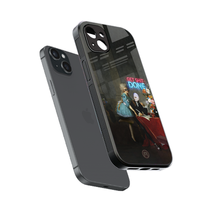 get shit done back phone cover | glass case for iphone 14 plus