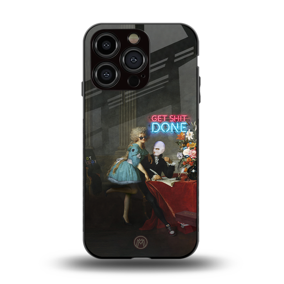 get shit done back phone cover | glass case for iphone 15 pro