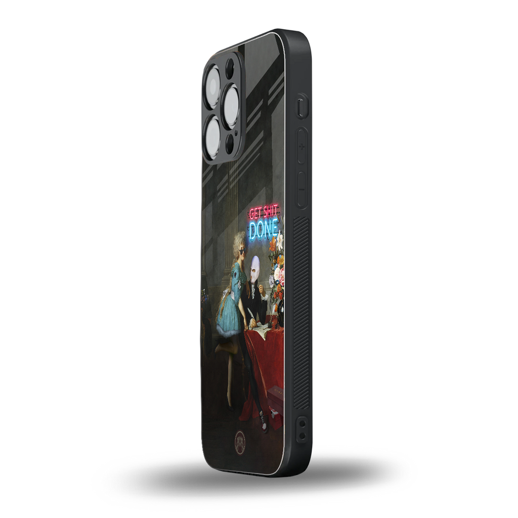 get shit done back phone cover | glass case for iphone 16 pro max