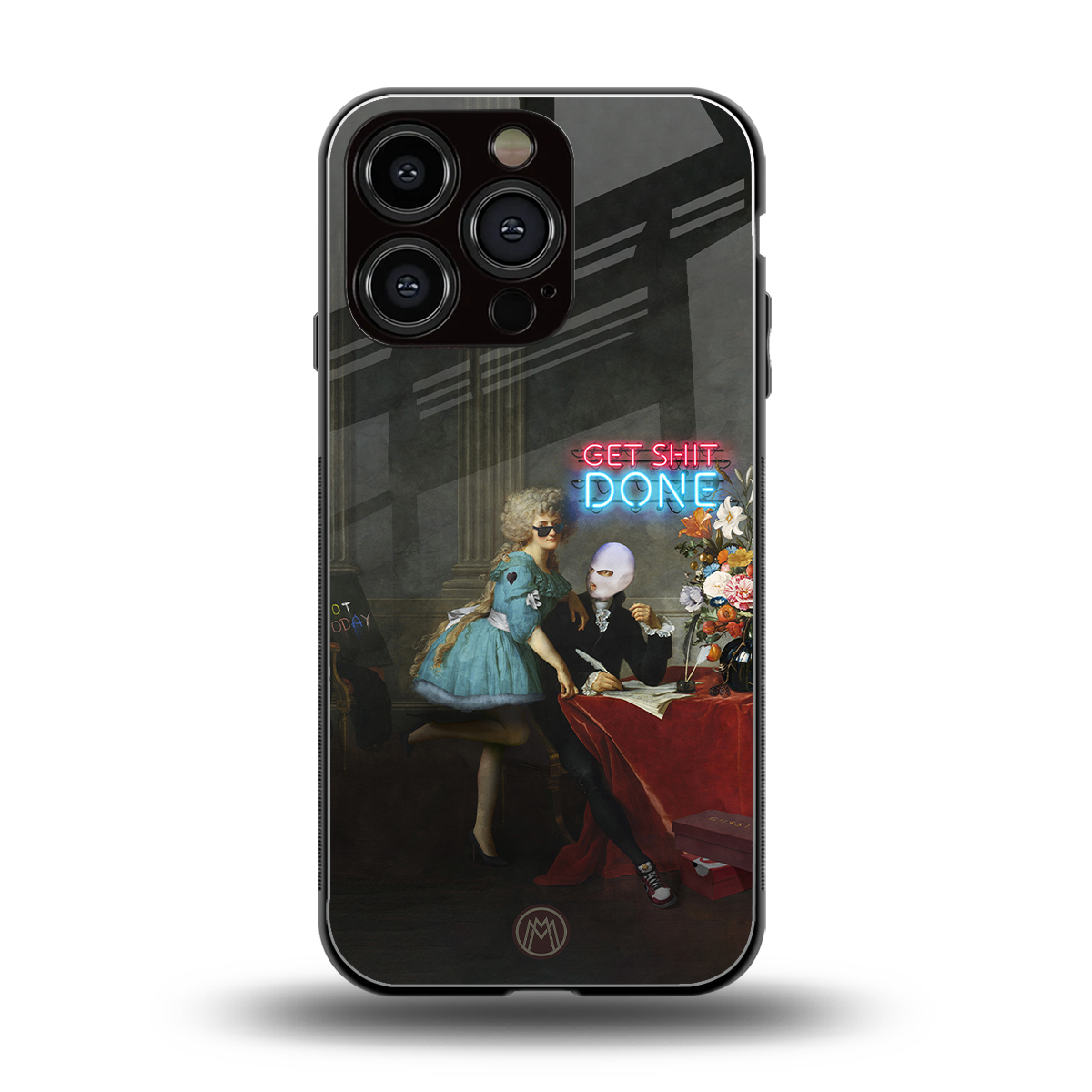 get shit done back phone cover | glass case for iphone 16 pro