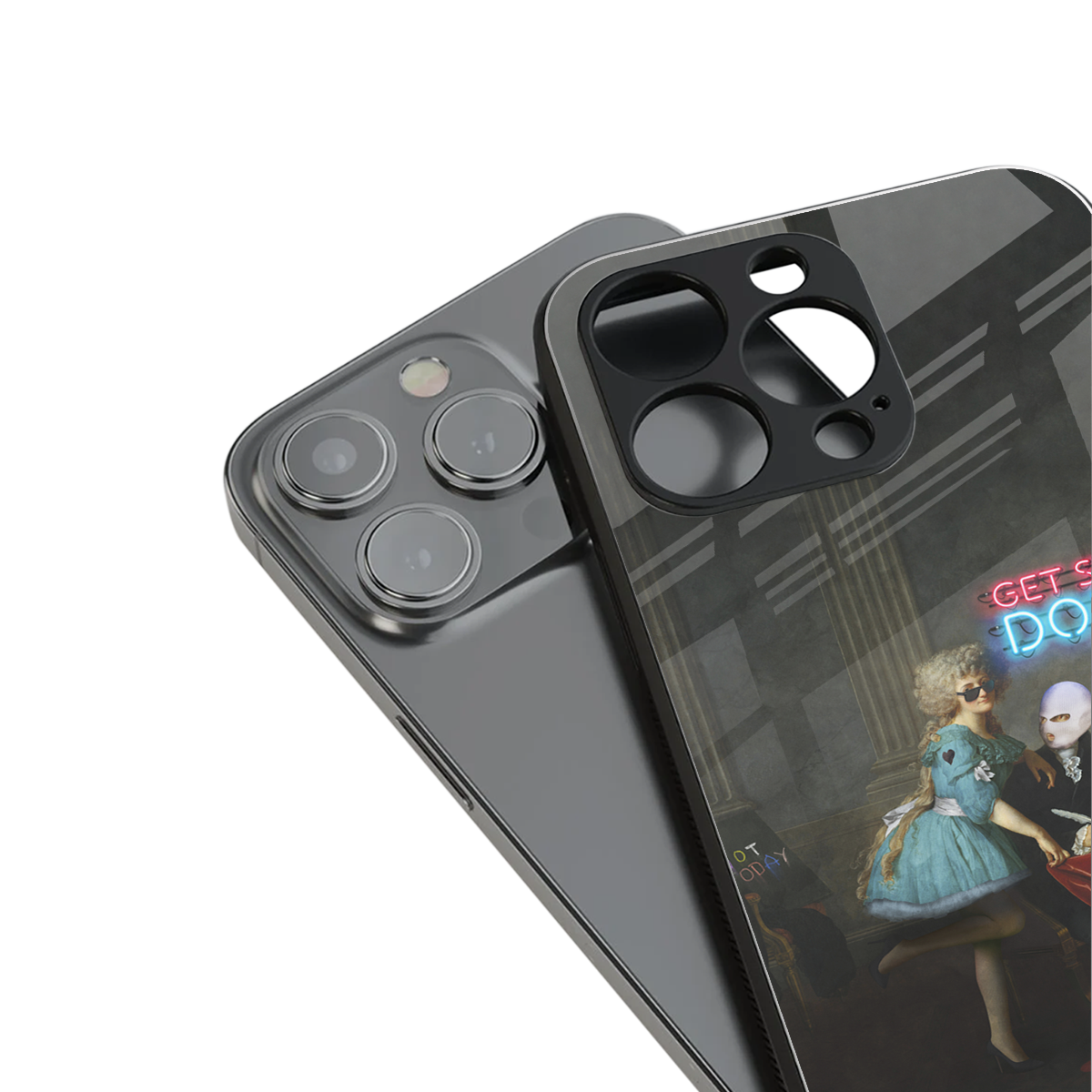 get shit done back phone cover | glass case for iphone 16 pro