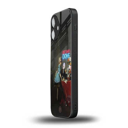 get shit done back phone cover | glass case for iphone 16