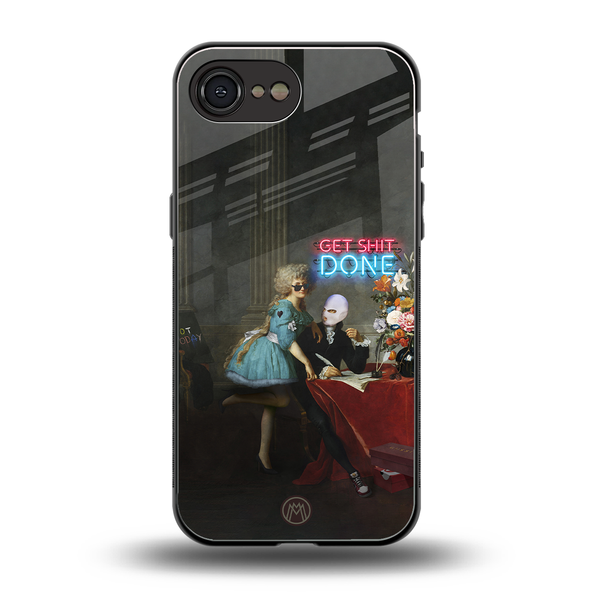 get shit done back phone cover | glass case for iphone 16e