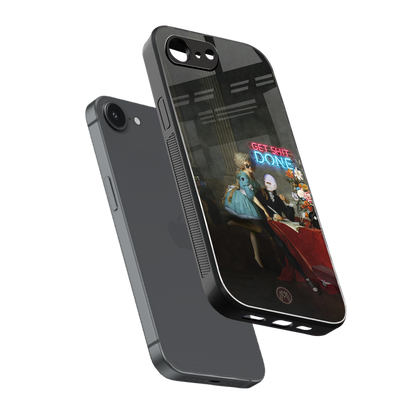 get shit done back phone cover | glass case for iphone 16e