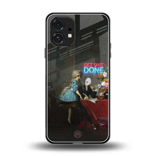 get shit done back phone cover | glass case for nothing phone 1