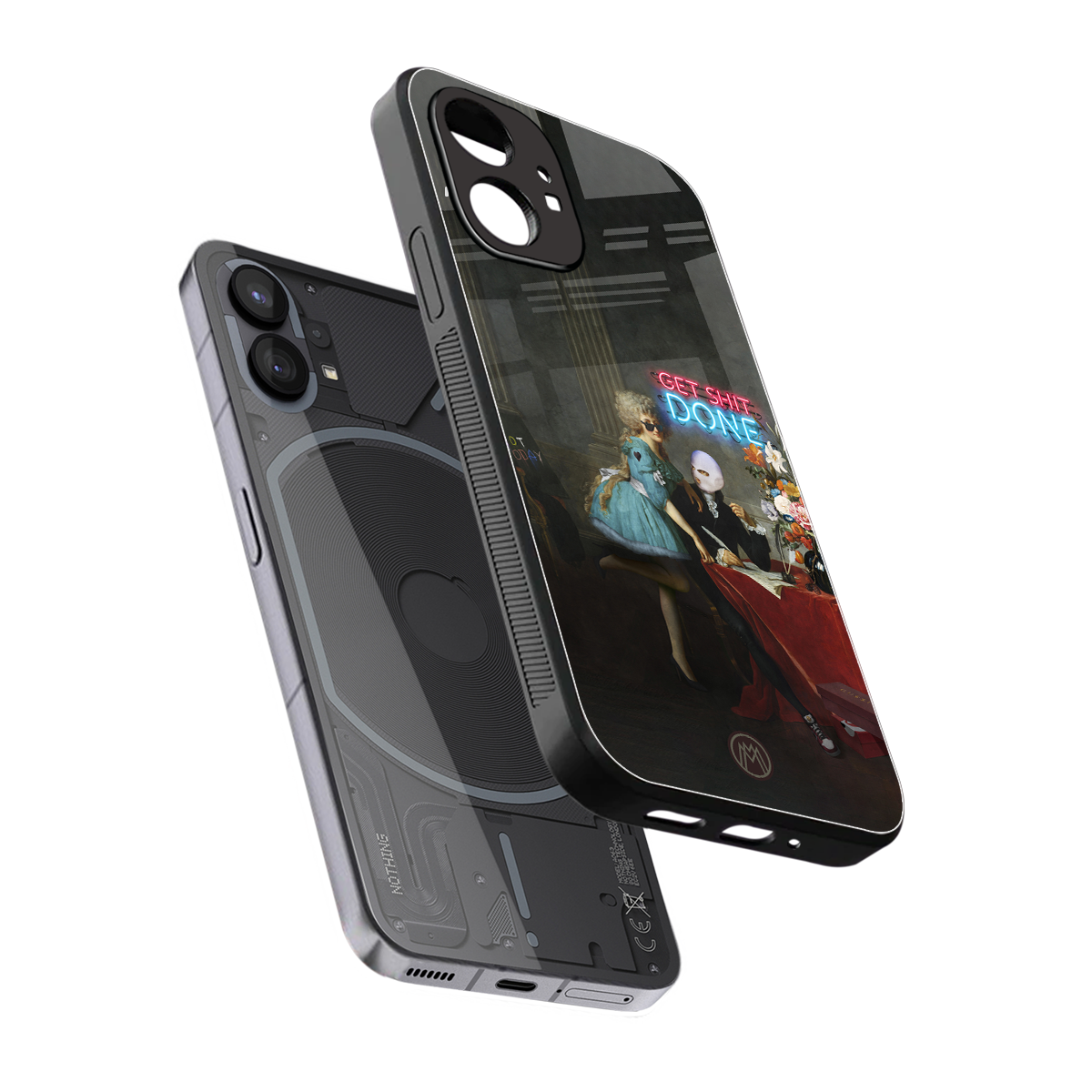 get shit done back phone cover | glass case for nothing phone 1
