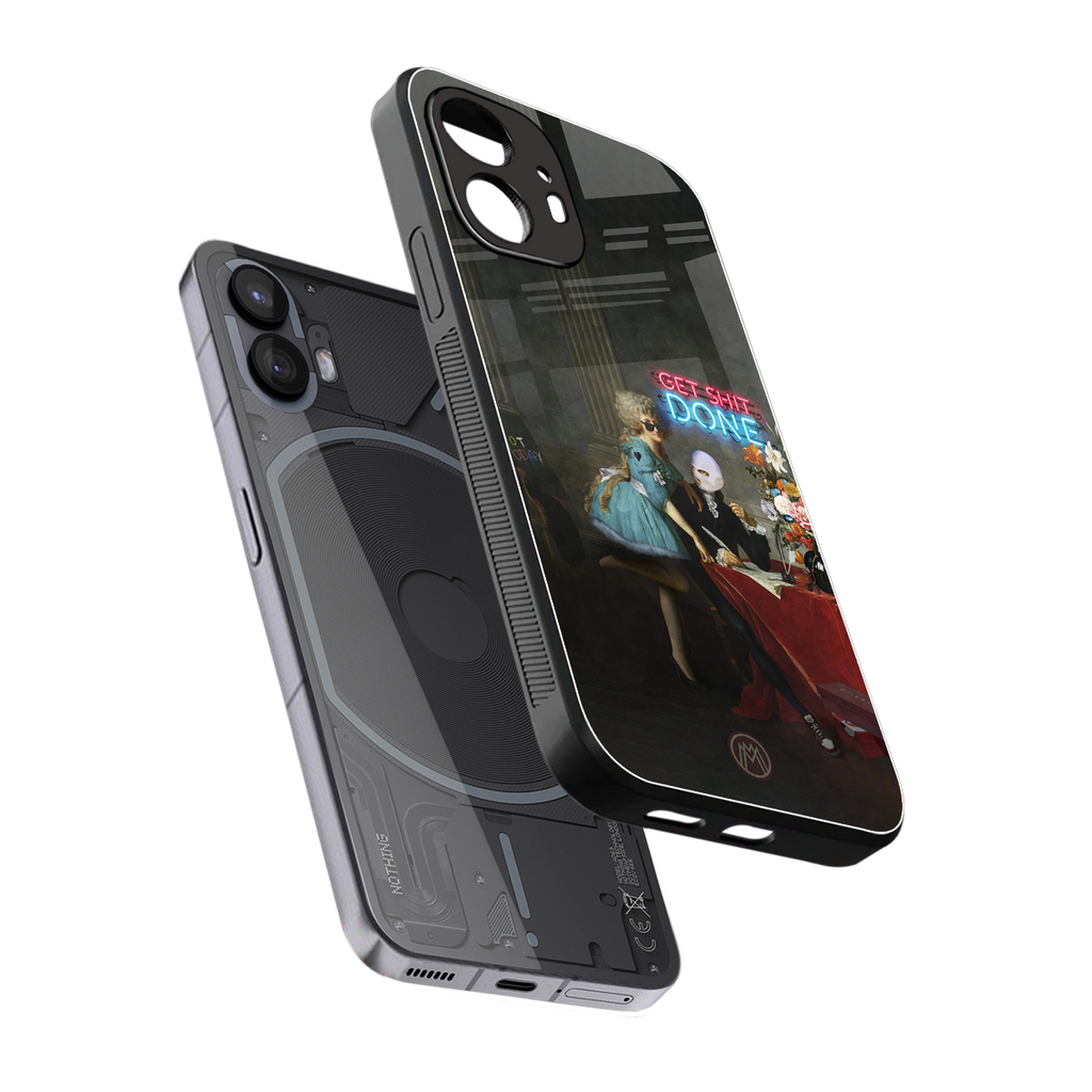 get shit done back phone cover | glass case for nothing phone 2