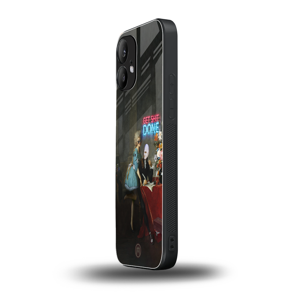 get shit done back phone cover | glass case for nothing phone 2