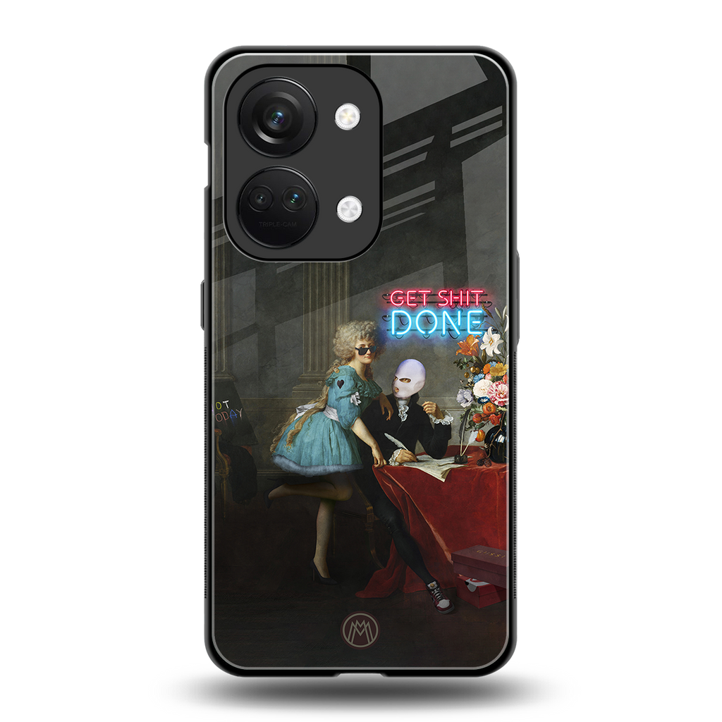 get shit done back phone cover | glass case for oneplus nord 3