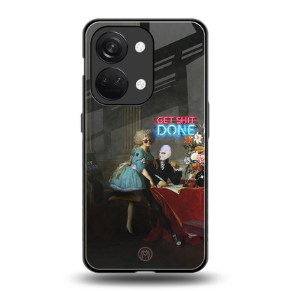 get shit done back phone cover | glass case for oneplus nord 3