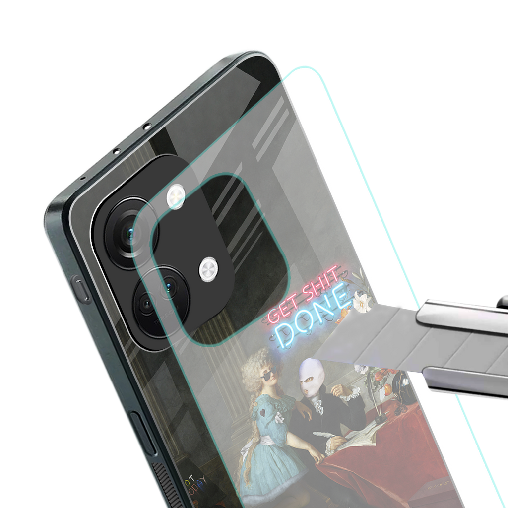 get shit done back phone cover | glass case for oneplus nord 3