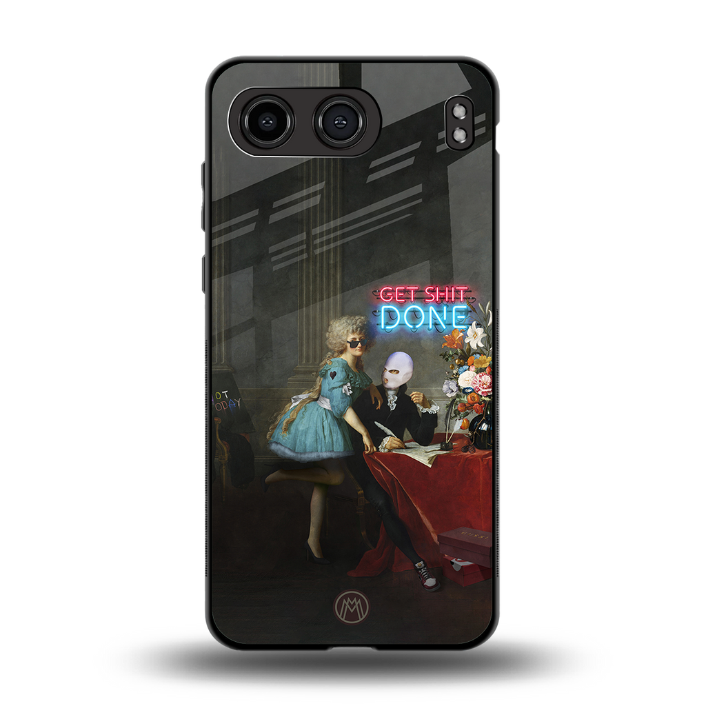 get shit done back phone cover | glass case for oneplus nord 4