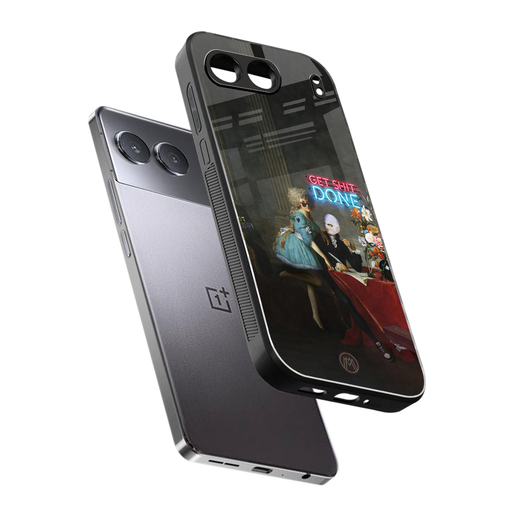 get shit done back phone cover | glass case for oneplus nord 4