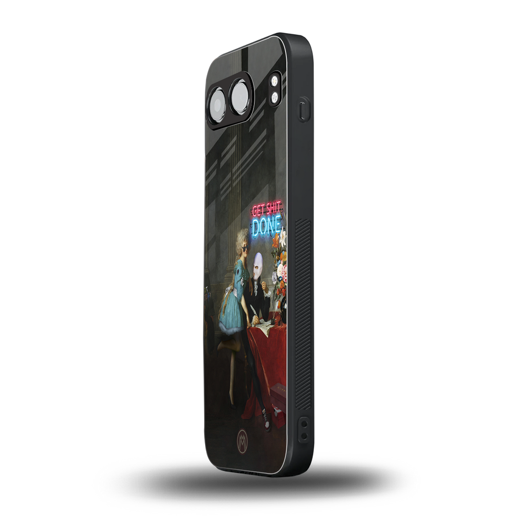 get shit done back phone cover | glass case for oneplus nord 4