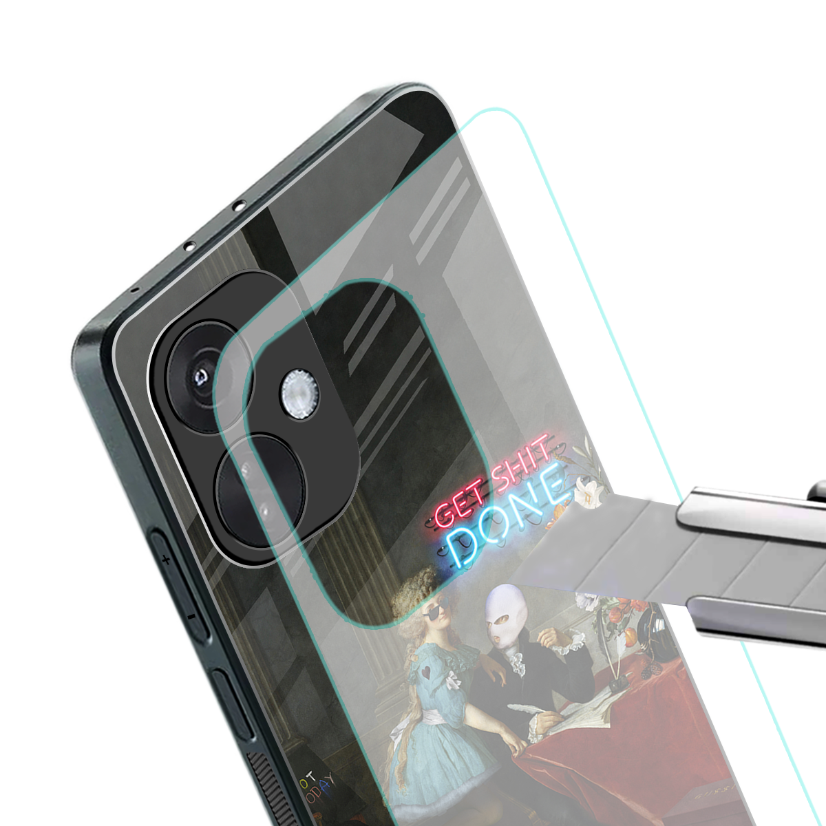 get shit done back phone cover | glass case for oneplus nord ce 3