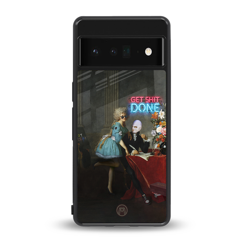 get shit done back phone cover | glass case for google pixel 6 pro