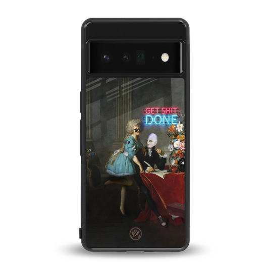 get shit done back phone cover | glass case for google pixel 6 pro