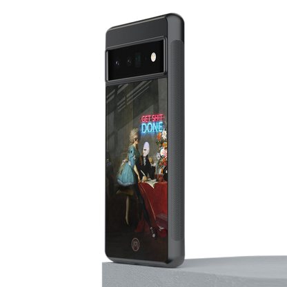 get shit done back phone cover | glass case for google pixel 6 pro