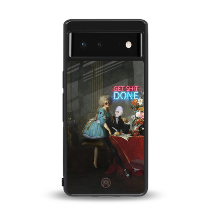 get shit done back phone cover | glass case for Google Pixel 6A
