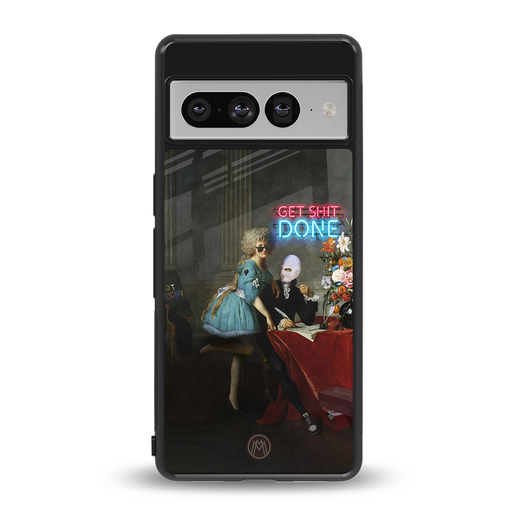 get shit done back phone cover | glass case for google pixel 7 pro
