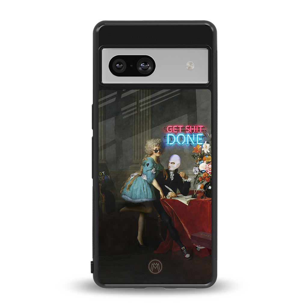 get shit done back phone cover | glass case for Google Pixel 7A