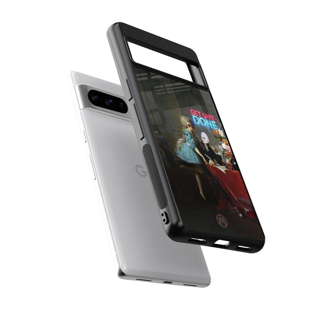 get shit done back phone cover | glass case for google pixel 8 pro