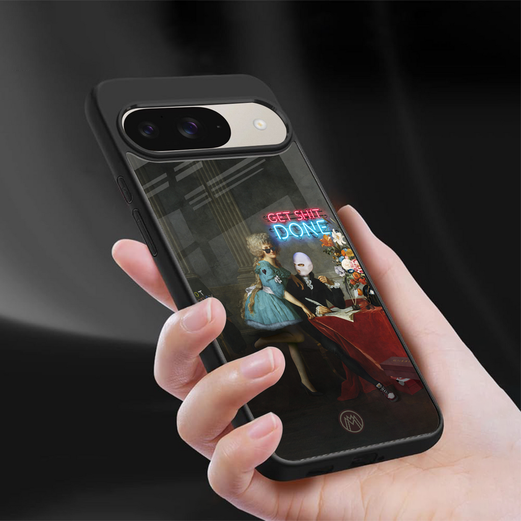 get shit done back phone cover | glass case for google pixel 9