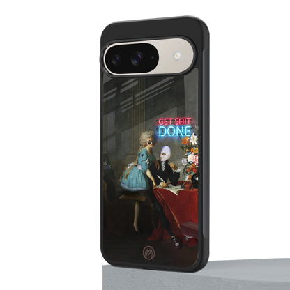 get shit done back phone cover | glass case for google pixel 9