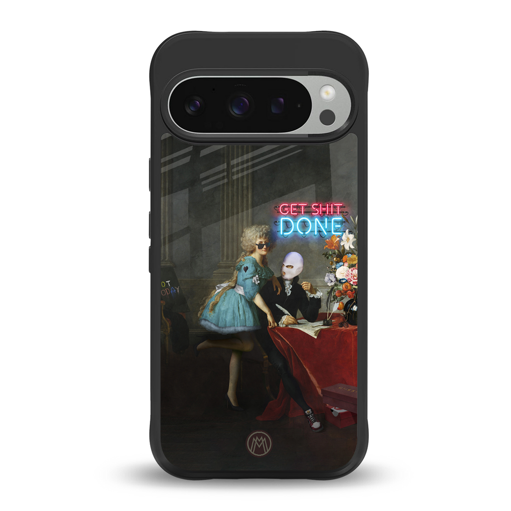 get shit done back phone cover | glass case for google pixel 9 pro