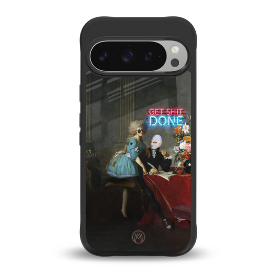 get shit done back phone cover | glass case for google pixel 9 pro xl