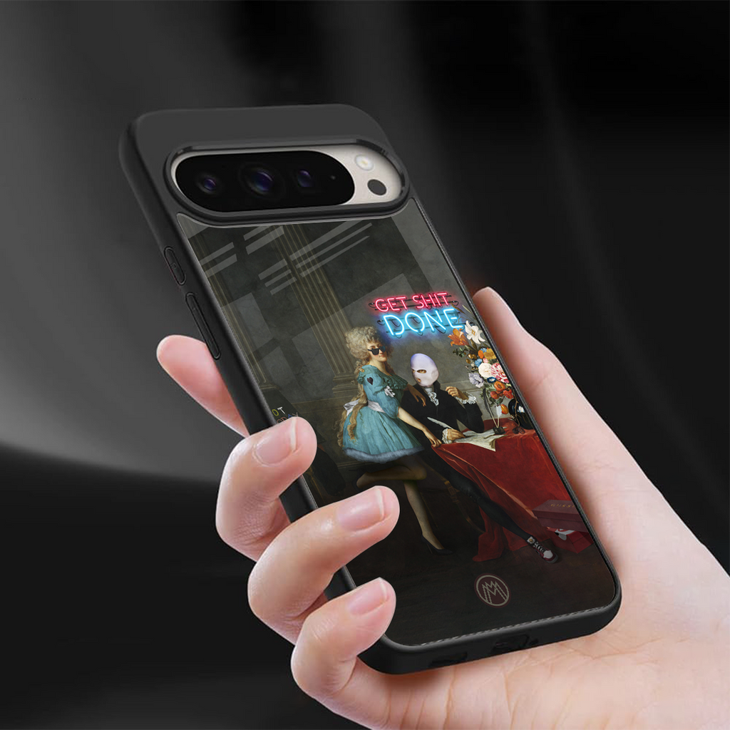 get shit done back phone cover | glass case for google pixel 9 pro