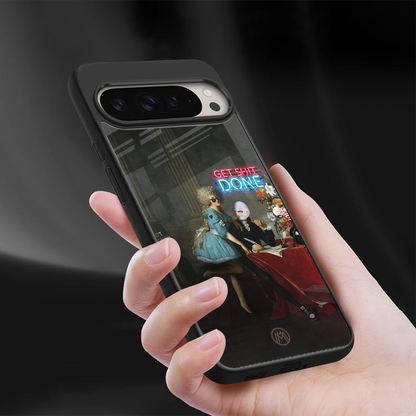 get shit done back phone cover | glass case for google pixel 9 pro xl