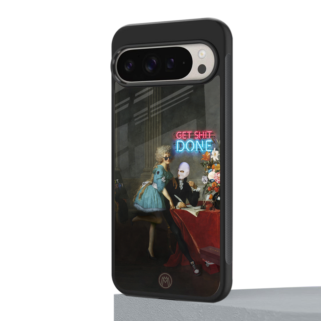get shit done back phone cover | glass case for google pixel 9 pro
