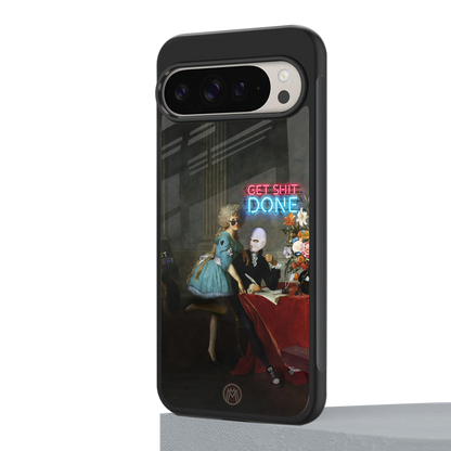 get shit done back phone cover | glass case for google pixel 9 pro xl
