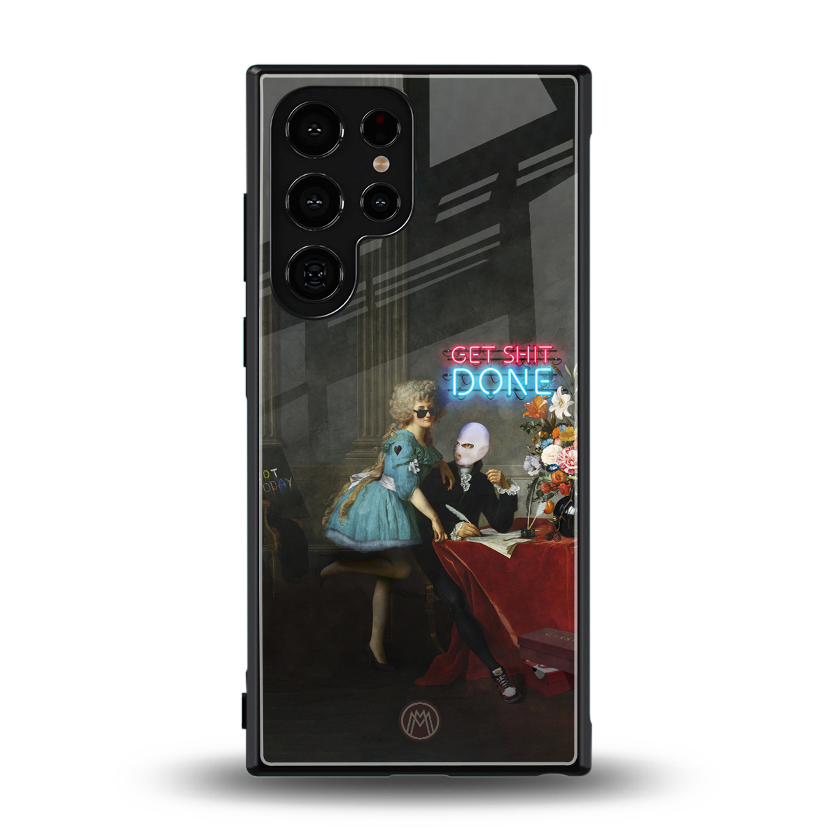 get shit done back phone cover | glass case for samsung galaxy s24 ultra