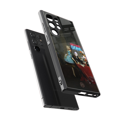 get shit done back phone cover | glass case for samsung galaxy s24 ultra