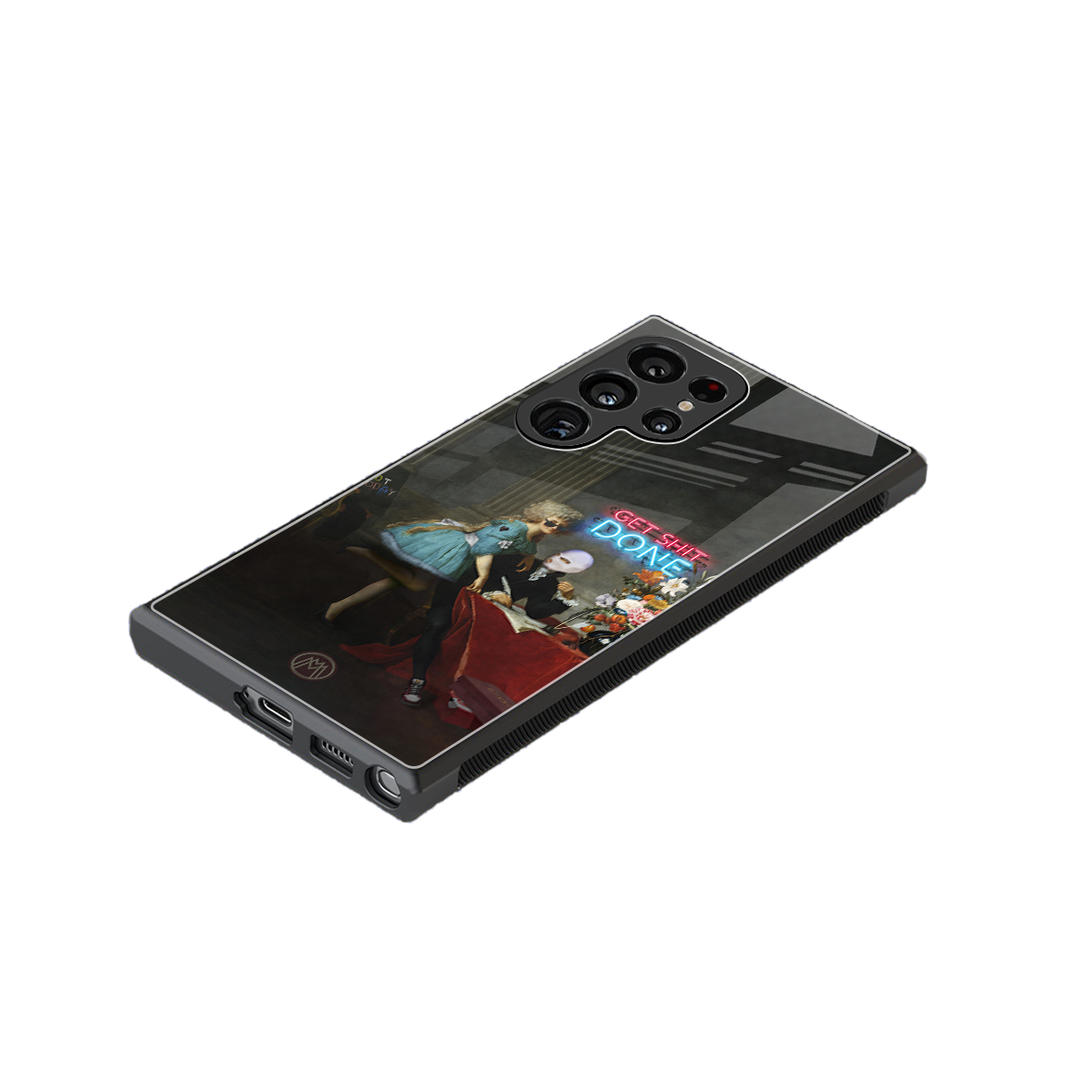 get shit done back phone cover | glass case for samsung galaxy s24 ultra