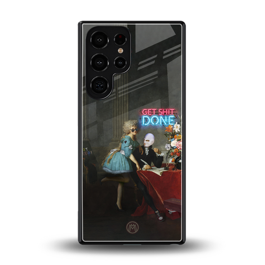 get shit done back phone cover | glass case for samsung galaxy s25 ultra