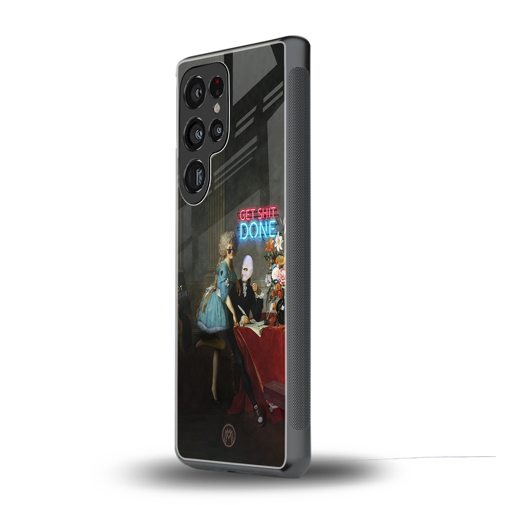 get shit done back phone cover | glass case for samsung galaxy s25 ultra