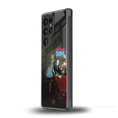 get shit done back phone cover | glass case for samsung galaxy s25 ultra