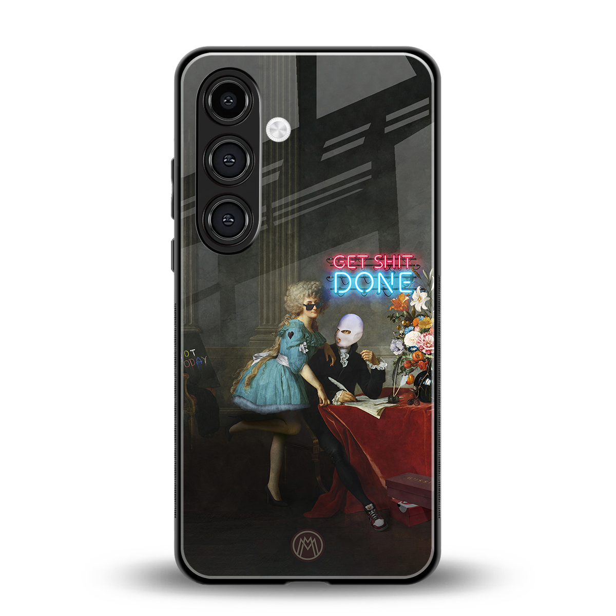 get shit done back phone cover | glass case for samsung galaxy s24 plus