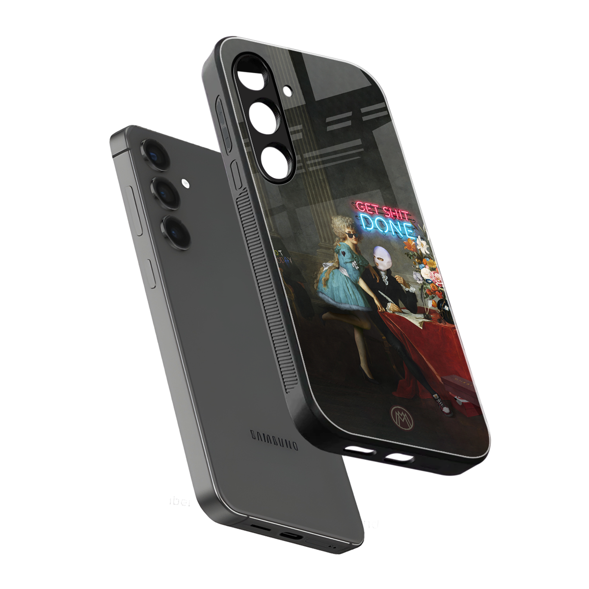 get shit done back phone cover | glass case for samsung galaxy s24 plus