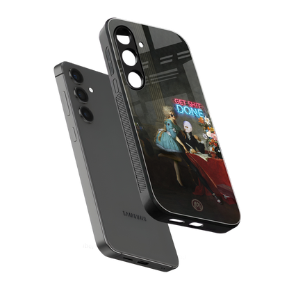 get shit done back phone cover | glass case for samsung galaxy s23 plus