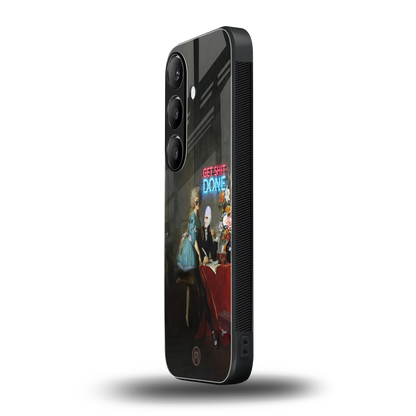 get shit done back phone cover | glass case for samsung galaxy s24 fe