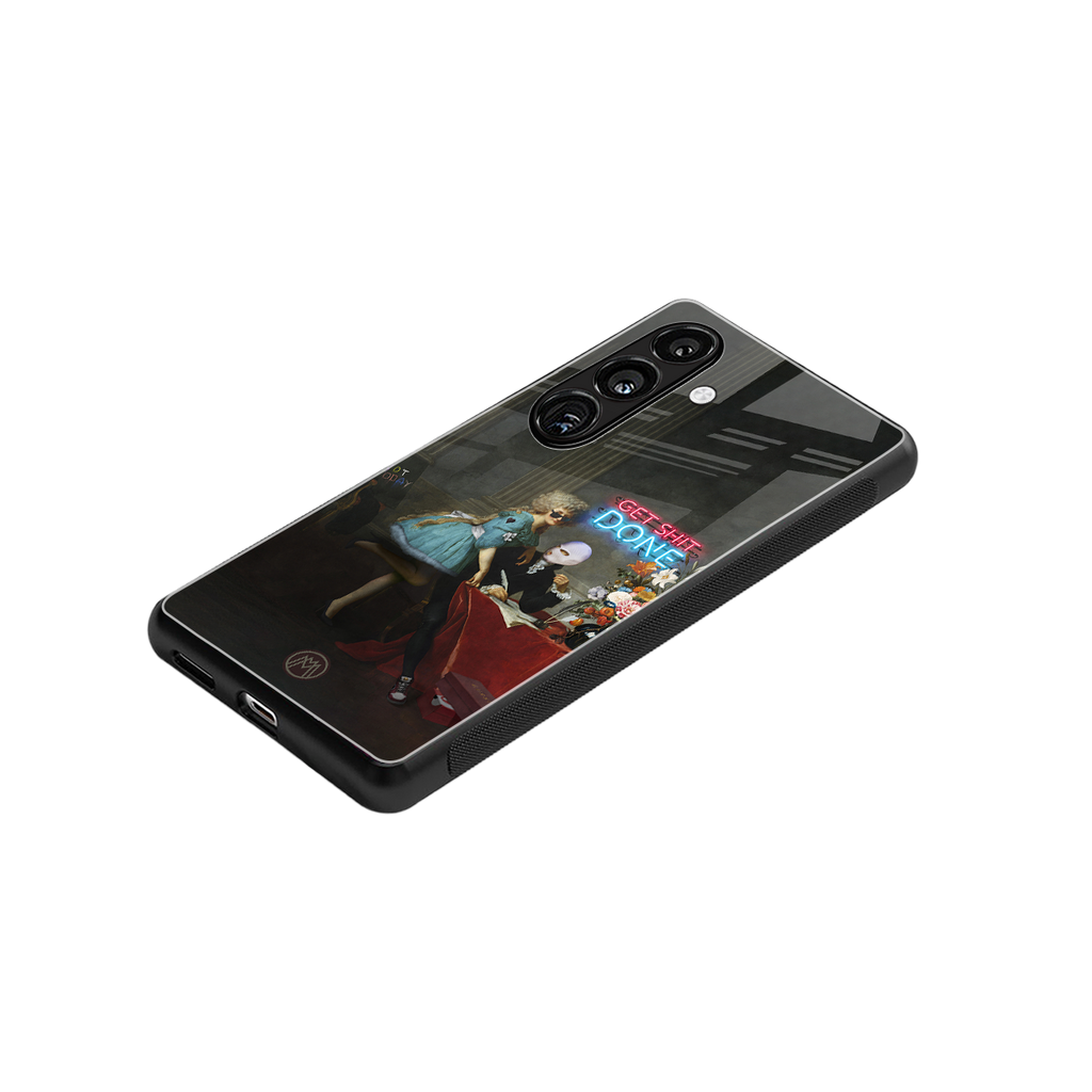 get shit done back phone cover | glass case for samsung galaxy s24