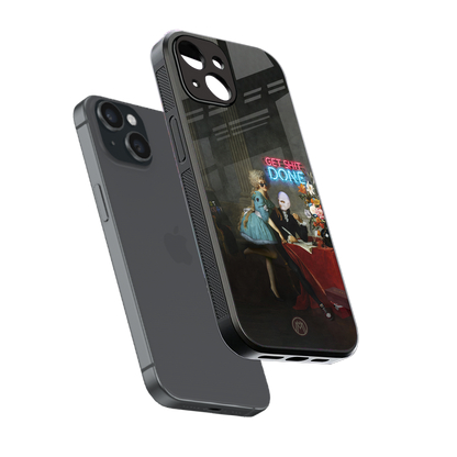 get shit done back phone cover | glass case for iphone 15
