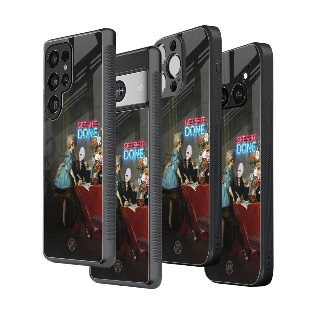 Stylish Glass Back Case for All Smartphones – iPhone, Samsung, OnePlus, Pixel, Redmi, Oppo, Vivo, Motorola