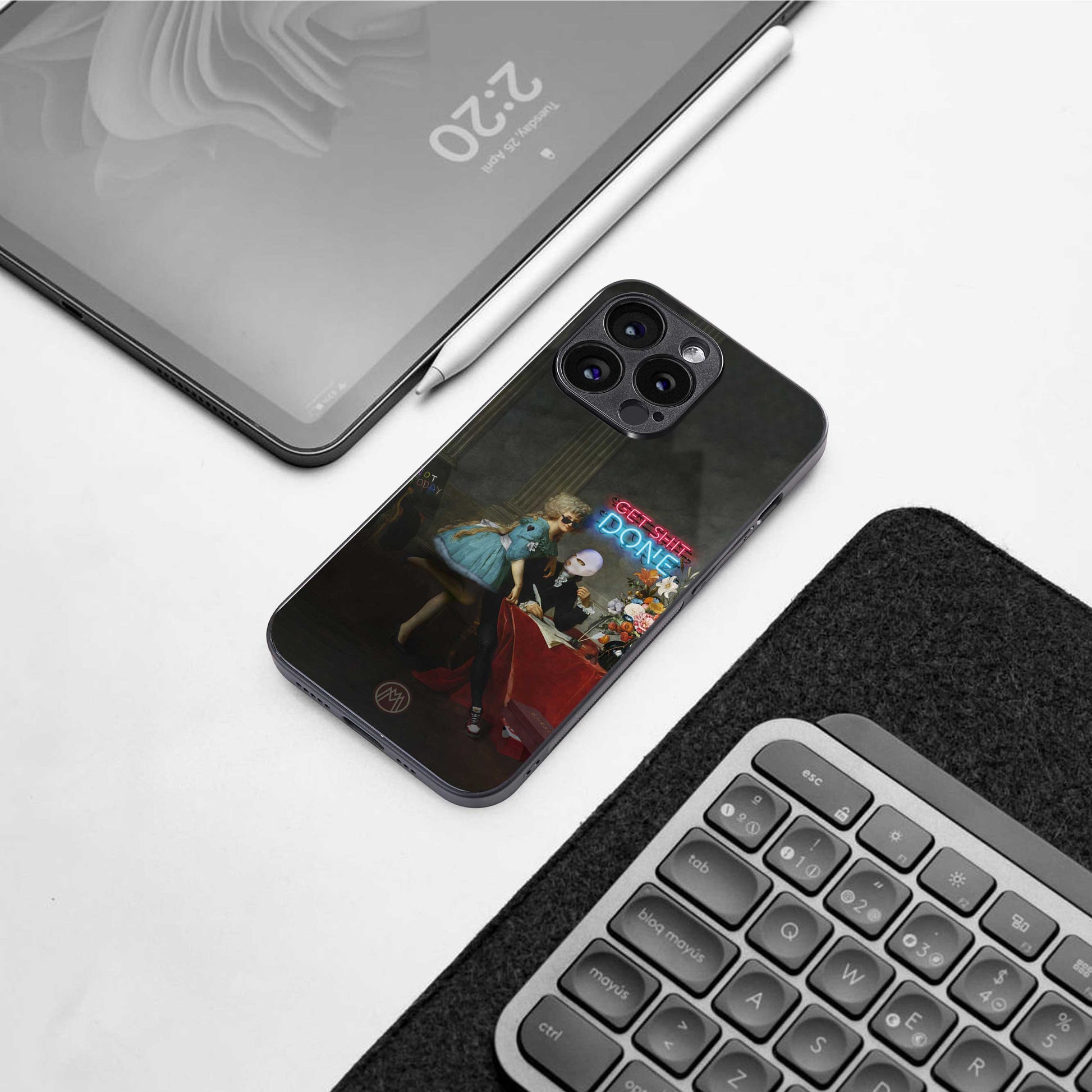 get shit done back phone cover | glass case for iphone 13 pro max